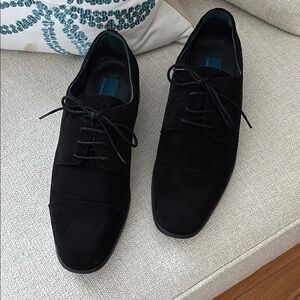Giorgio Brutini Black Oxfords Classic Suede Design